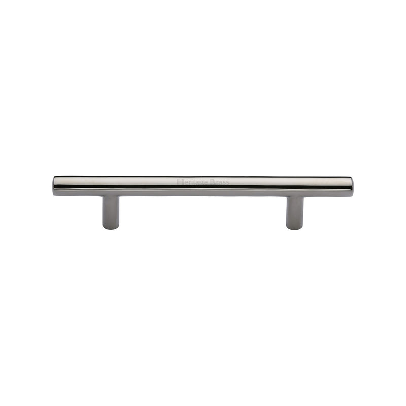 Heritage Brass Cabinet Pull Bar Design 101mm CTC Polished Nickel Finish - C0361 101-PNF - Choice Handles
