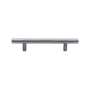 Heritage Brass Cabinet Pull Bar Design 101mm CTC Satin Chrome Finish - C0361 101-SC - Choice Handles