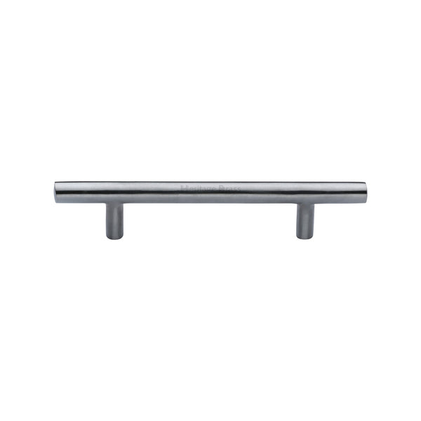 Heritage Brass Cabinet Pull Bar Design 101mm CTC Satin Chrome Finish - C0361 101-SC - Choice Handles