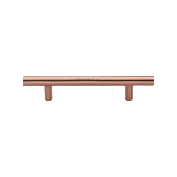 Heritage Brass Cabinet Pull Bar Design 101mm CTC Satin Rose Gold Finish - C0361 101-SRG - Choice Handles