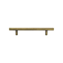 Heritage Brass Cabinet Pull Bar Design 128mm CTC Antique Brass Finish - C0361 128-AT - Choice Handles