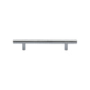 Heritage Brass Cabinet Pull Bar Design 128mm CTC Polished Chrome Finish - C0361 128-PC - Choice Handles