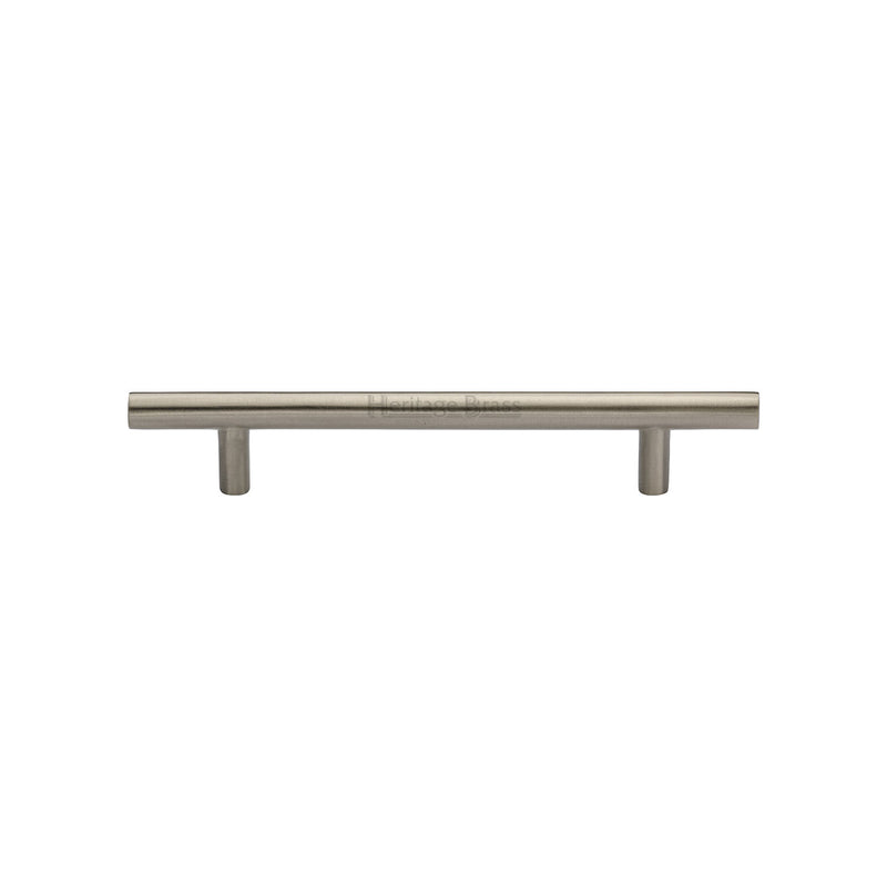 Heritage Brass Cabinet Pull Bar Design 128mm CTC Satin Nickel Finish - C0361 128-SN