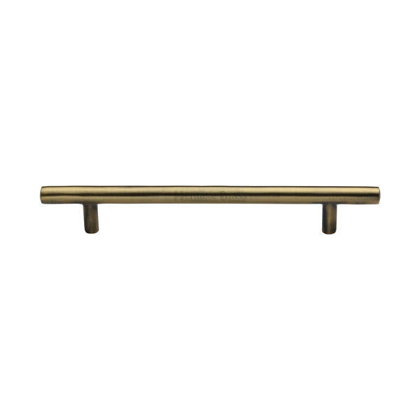 Heritage Brass Cabinet Pull Bar Design 160mm CTC Antique Brass Finish - C0361 160-AT - Choice Handles