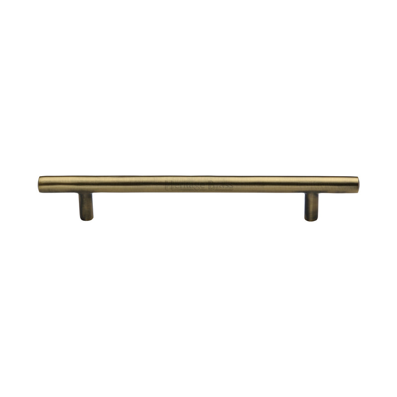 Heritage Brass Cabinet Pull Bar Design 160mm CTC Antique Brass Finish - C0361 160-AT - Choice Handles