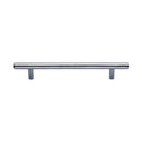 Heritage Brass Cabinet Pull Bar Design 160mm CTC Polished Chrome Finish - C0361 160-PC - Choice Handles