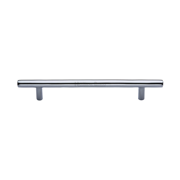Heritage Brass Cabinet Pull Bar Design 160mm CTC Polished Chrome Finish - C0361 160-PC - Choice Handles