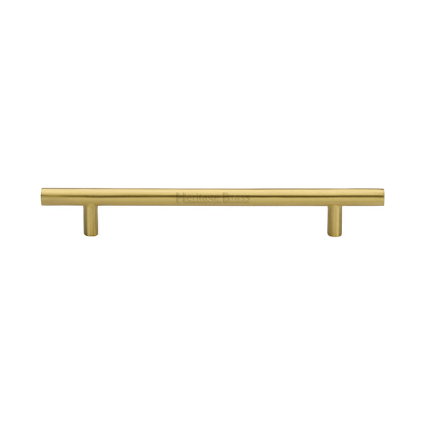 Heritage Brass Cabinet Pull Bar Design 160mm CTC Satin Brass Finish - C0361 160-SB