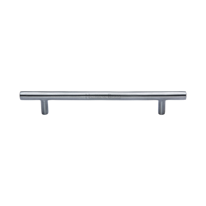 Heritage Brass Cabinet Pull Bar Design 160mm CTC Satin Chrome Finish - C0361 160-SC - Choice Handles