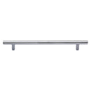 Heritage Brass Cabinet Pull Bar Design 203mm CTC Polished Chrome Finish - C0361 203-PC - Choice Handles