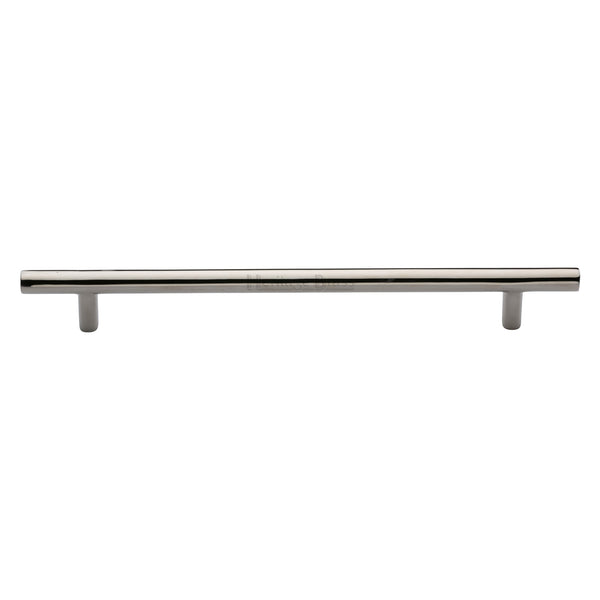 Heritage Brass Cabinet Pull Bar Design 203mm CTC Polished Nickel Finish - C0361 203-PNF - Choice Handles