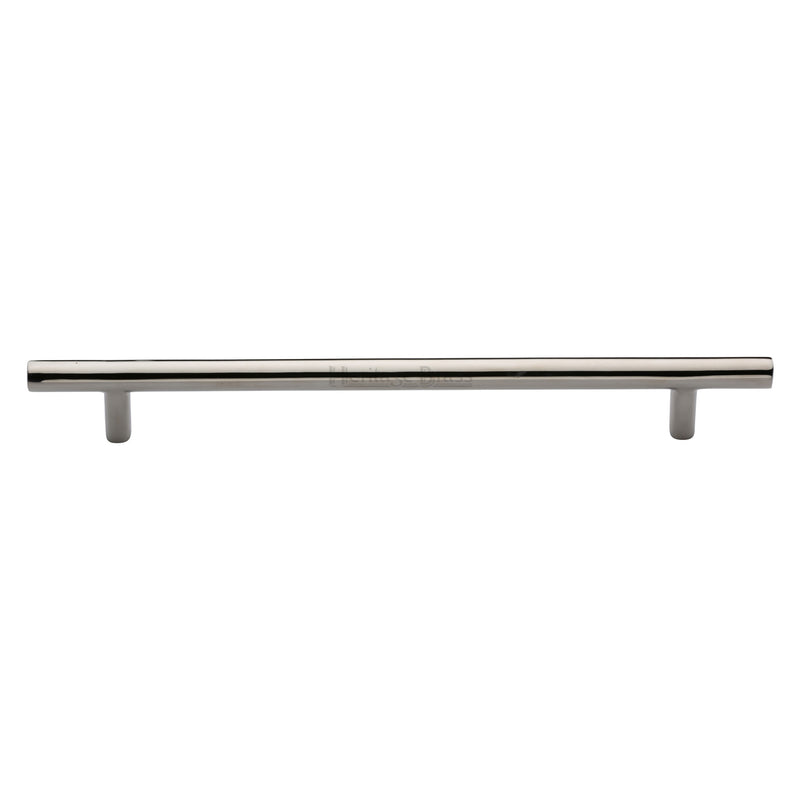 Heritage Brass Cabinet Pull Bar Design 203mm CTC Polished Nickel Finish - C0361 203-PNF - Choice Handles