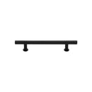 Heritage Brass Cabinet Pull T-Bar Design with 16mm Rose 101mm CTC Matt Black Finish - C0362 101-BKMT - Choice Handles