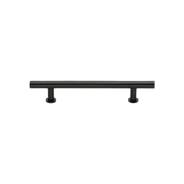 Heritage Brass Cabinet Pull T-Bar Design with 16mm Rose 101mm CTC Matt Bronze Finish - C0362 101-MB - Choice Handles