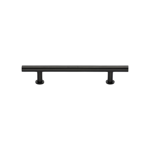 Heritage Brass Cabinet Pull T-Bar Design with 16mm Rose 128mm CTC Matt Bronze Finish - C0362 128-MB - Choice Handles