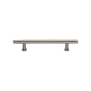 Heritage Brass Cabinet Pull T-Bar Design with 16mm Rose 128mm CTC Satin Nickel Finish - C0362 128-SN - Choice Handles