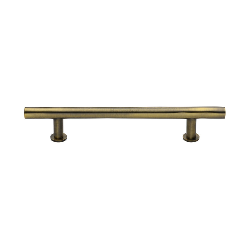 Heritage Brass Cabinet Pull T-Bar Design with 16mm Rose 160mm CTC Antique Brass Finish - C0362 160-AT - Choice Handles