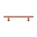 Heritage Brass Cabinet Pull T-Bar Design with 16mm Rose 160mm CTC Satin Rose Gold Finish - C0362 160-SRG - Choice Handles