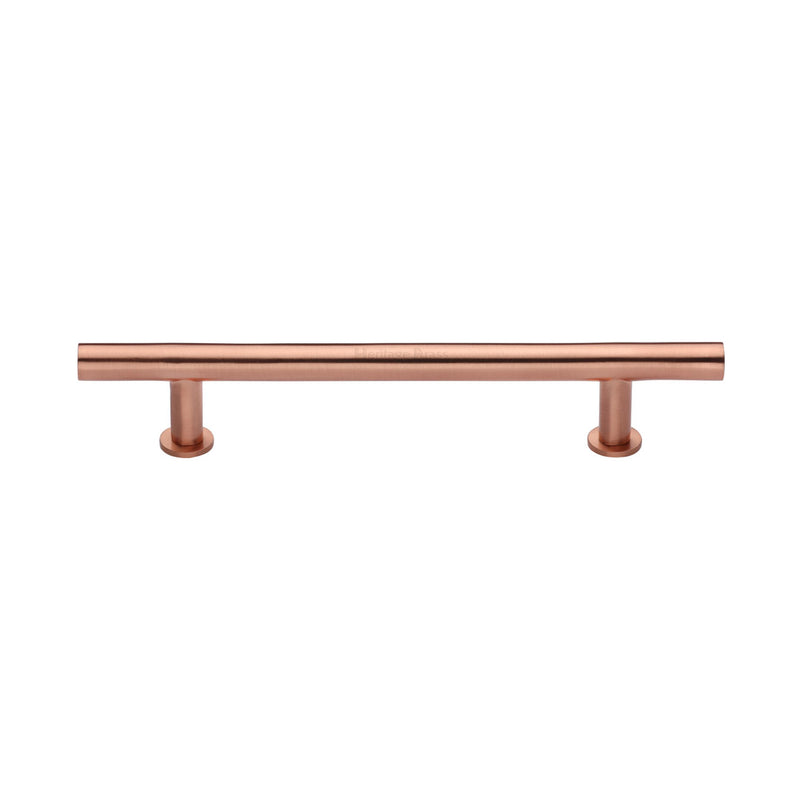 Heritage Brass Cabinet Pull T-Bar Design with 16mm Rose 160mm CTC Satin Rose Gold Finish - C0362 160-SRG - Choice Handles