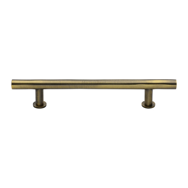 Heritage Brass Cabinet Pull T-Bar Design with 16mm Rose 203mm CTC Antique Brass Finish - C0362 203-AT - Choice Handles