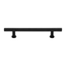 Heritage Brass Cabinet Pull T-Bar Design with 16mm Rose 203mm CTC Matt Black Finish - C0362 203-BKMT - Choice Handles