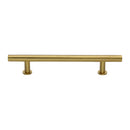 Heritage Brass Cabinet Pull T-Bar Design with 16mm Rose 203mm CTC Satin Brass Finish - C0362 203-SB - Choice Handles