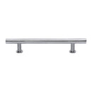 Heritage Brass Cabinet Pull T-Bar Design with 16mm Rose 203mm CTC Satin Chrome Finish - C0362 203-SC - Choice Handles