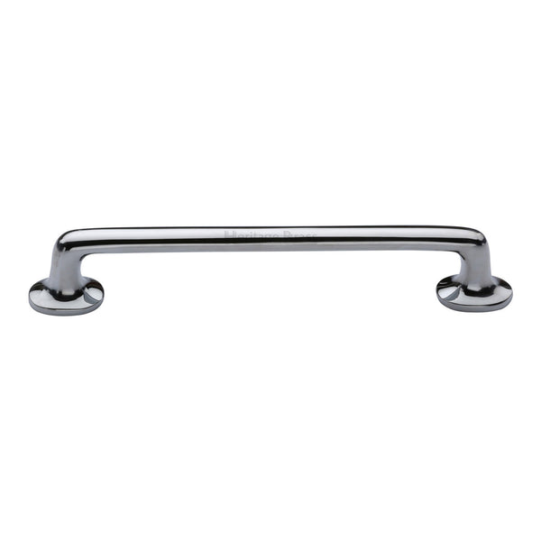 Heritage Brass Cabinet Pull Traditional Design 203mm Polished Chrome finish - C0376 203-PC - Choice Handles