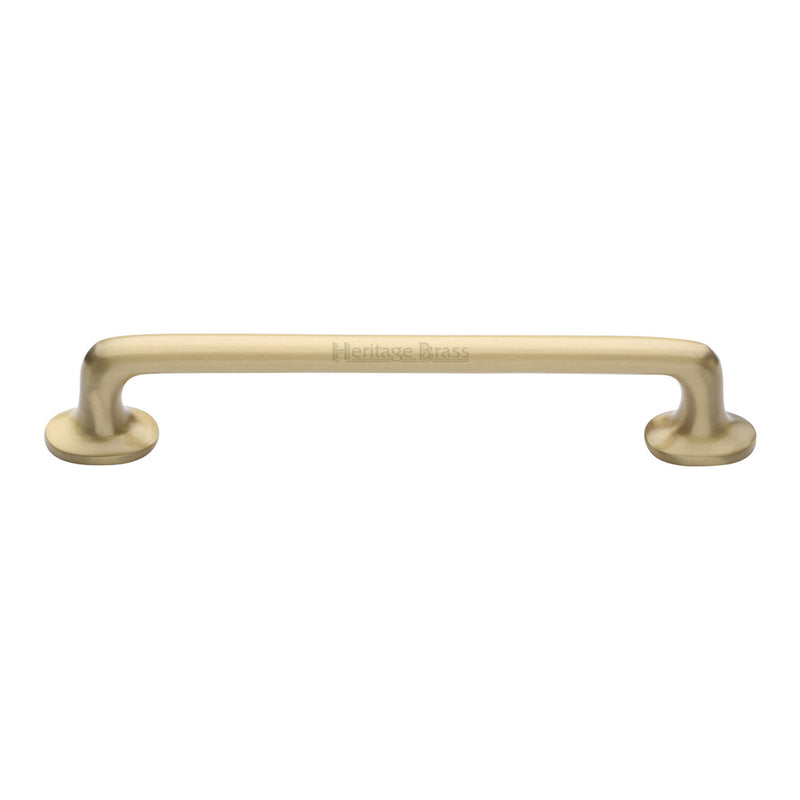 Heritage Brass Cabinet Pull Traditional Design 203mm CTC Satin Brass Finish - C0376 203-SB - Choice Handles