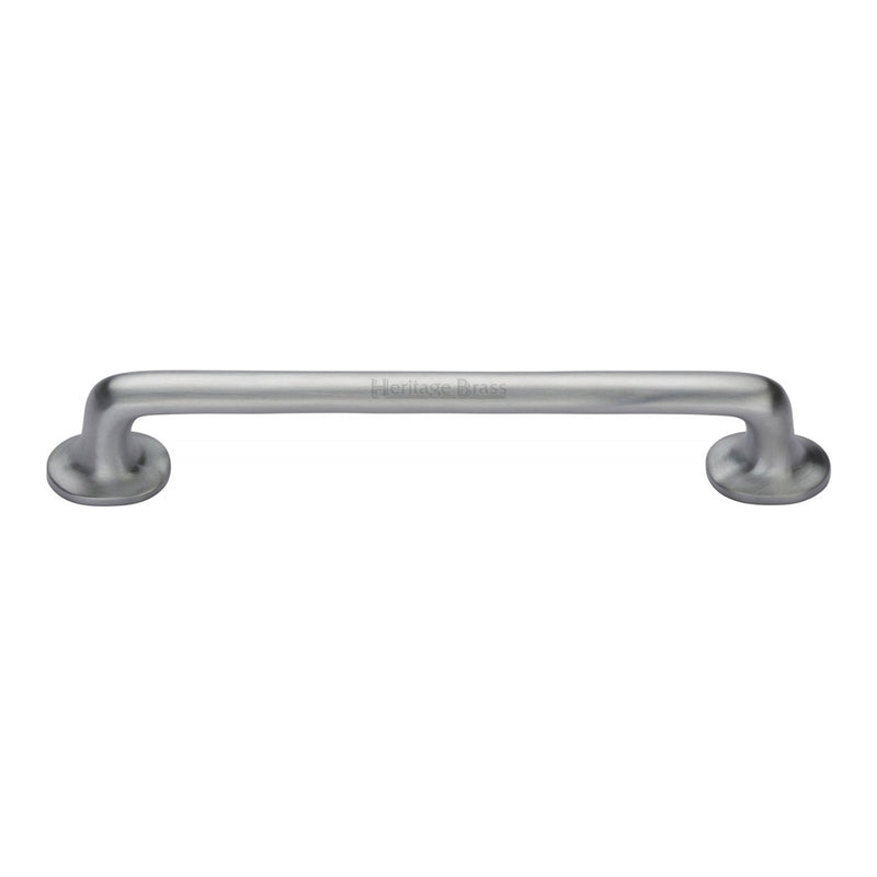 Heritage Brass Cabinet Pull Traditional Design 203mm Satin Chrome finish - C0376 203-SC - Choice Handles