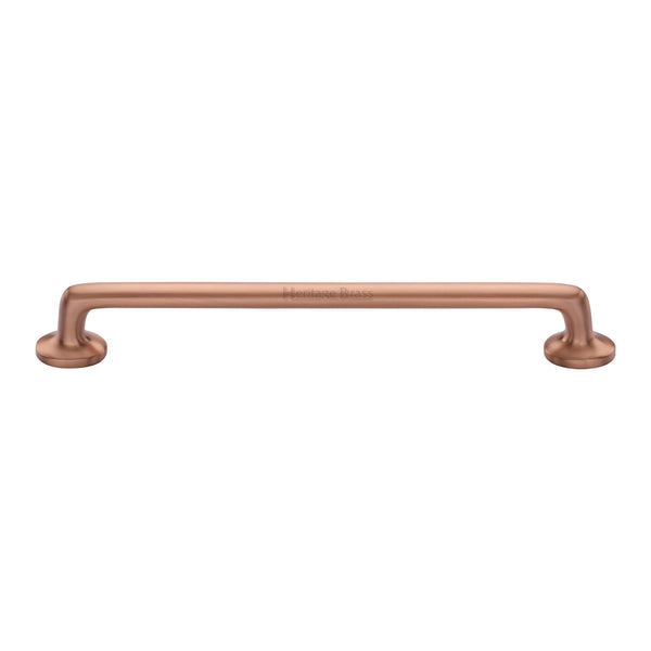 Heritage Brass Cabinet Pull Traditional Design 203mm CTC Satin Rose Gold Finish - C0376 203-SRG - Choice Handles