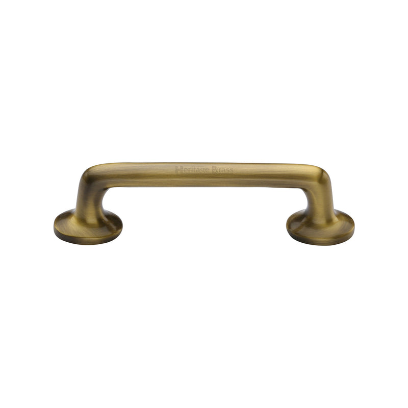 Heritage Brass Cabinet Pull Traditional Design 96mm Antique finish - C0376 96-AT - Choice Handles