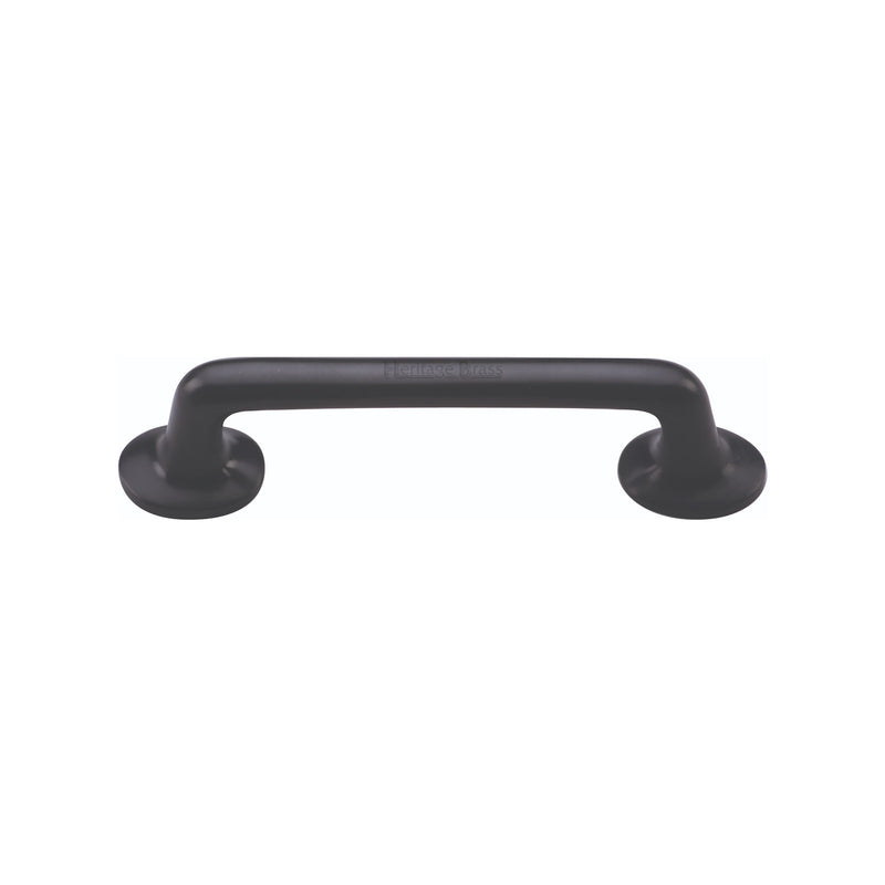 Heritage Brass Cabinet Pull Traditional Design 96mm CTC Matt Black Finish - C0376 96-BKMT - Choice Handles