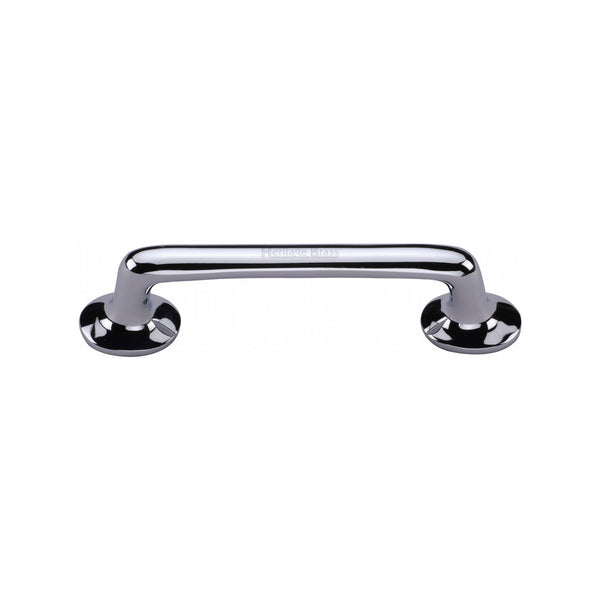 Heritage Brass Cabinet Pull Traditional Design 96mm Polished Chrome finish - C0376 96-PC - Choice Handles