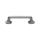 Heritage Brass Cabinet Pull Traditional Design 96mm Satin Chrome finish - C0376 96-SC - Choice Handles