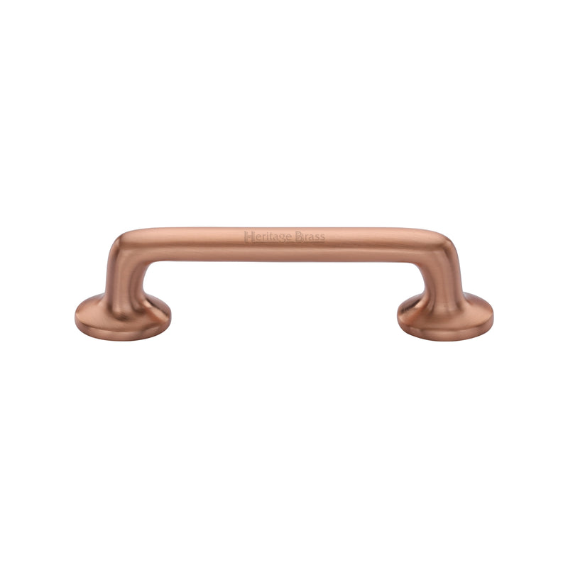 Heritage Brass Cabinet Pull Traditional Design 96mm CTC Satin Rose Gold Finish - C0376 96-SRG - Choice Handles