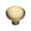 Timeless Elegance and Unrivaled QualityHeritage Brass Cabinet Knob Mushroom Design 38mm Satin Brass finish - C113 38-SB - Choice Handles