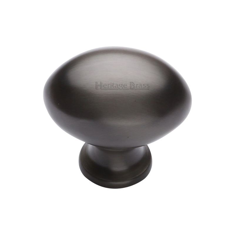 Heritage Brass Cabinet Knob Oval Design 32mm Matt Bronze finish - C114 32-MB - Choice Handles
