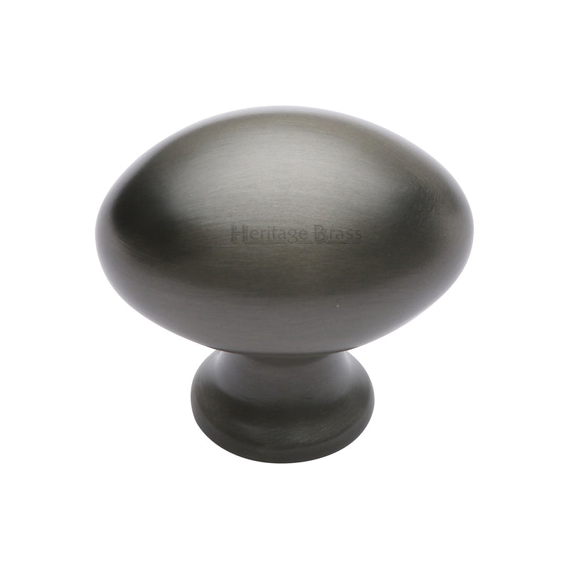Heritage Brass Cabinet Knob Oval Design 38mm Matt Bronze finish - C114 38-MB - Choice Handles