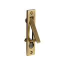Pocket Door Edge Pull Antique Brass finish - C1165-AT - Choice Handles