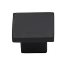 Heritage Brass Cabinet Knob Classic Square Design 40mm Matt Black finish - C1254 40-BKMT - Choice Handles