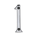 Heritage Brass Numeral 1 Face Fix 76mm (3") Polished Chrome finish - C1560 1-PC - Choice Handles