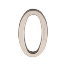 Heritage Brass Numeral 0 Concealed Fix 76mm (3") Satin Nickel finish - C1564 0-SN - Choice Handles