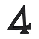 Heritage Brass Numeral 4 Concealed Fix 76mm (3") Unlacquered Brass finish - C1564 4-BKMT - Choice Handles