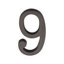 Heritage Brass Numeral 9 Concealed Fix 76mm (3) Matt Bronze finish
 - C1564 9-MB - Choice Handles