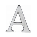 Heritage Brass Alphabet A Rear Fix 51mm (2") Satin Chrome finish - C1565 2 A-SC - Choice Handles