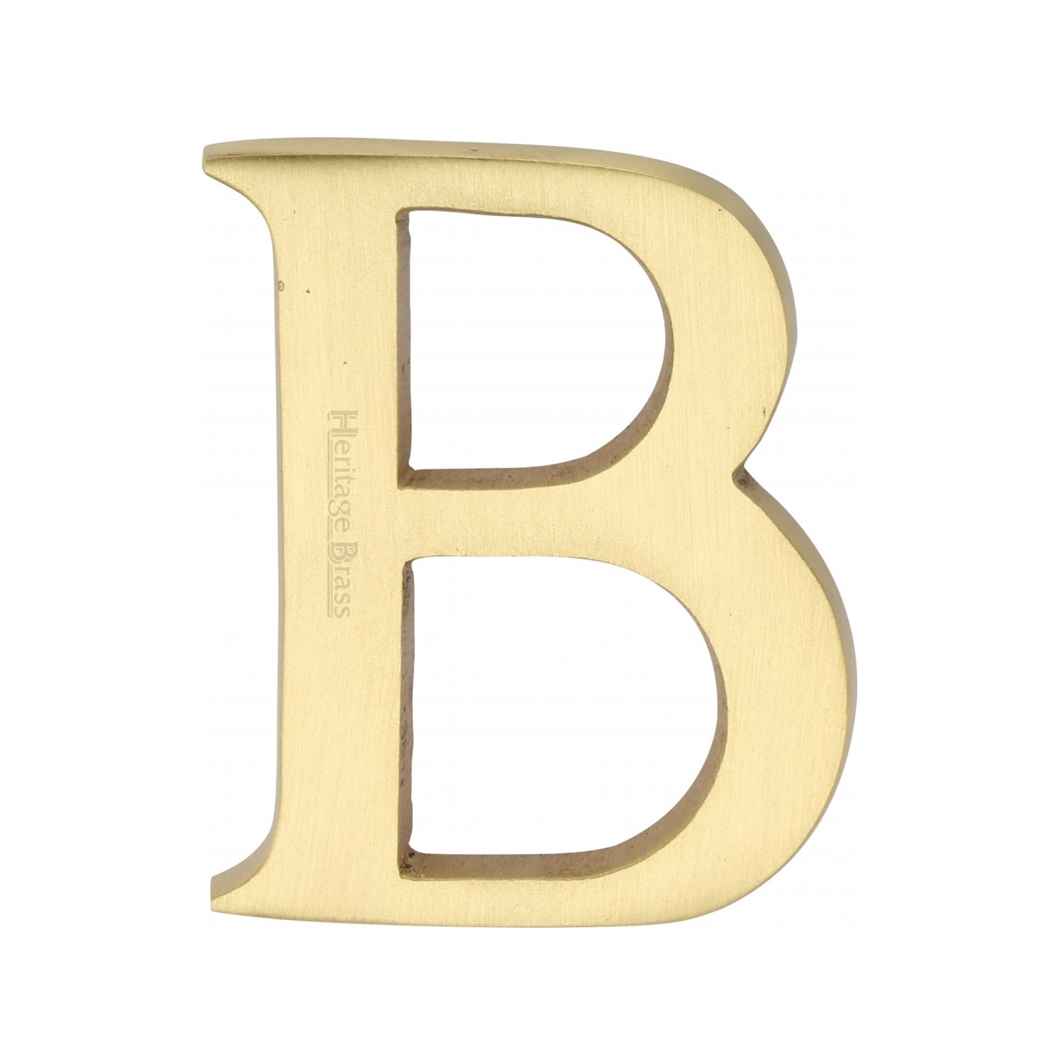 Pin Fix Lettering Heritage Brass Alphabet B Pin Fix 51mm (2