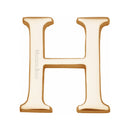 Heritage Brass Alphabet H Rear Fix 51mm (2") Polished Brass finish - C1565 2 H-PB - Choice Handles