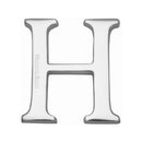 Heritage Brass Alphabet H Rear Fix 51mm (2") Polished Chrome finish - C1565 2 H-PC - Choice Handles