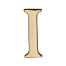 Heritage Brass Alphabet I Rear Fix 51mm (2") Polished Brass finish - C1565 2 I-PB - Choice Handles